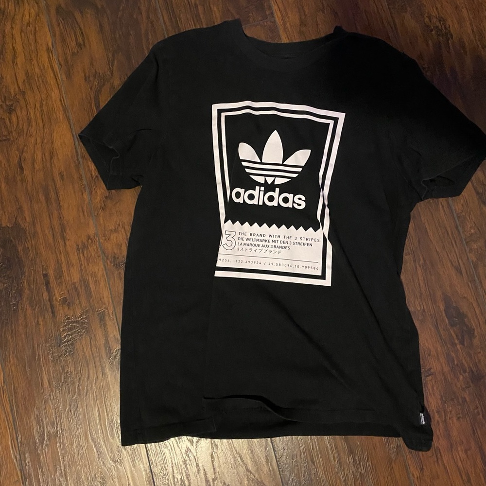 Black Adidas shirt